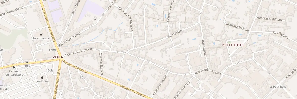 Plan du 23B Rue Renan à Nantes