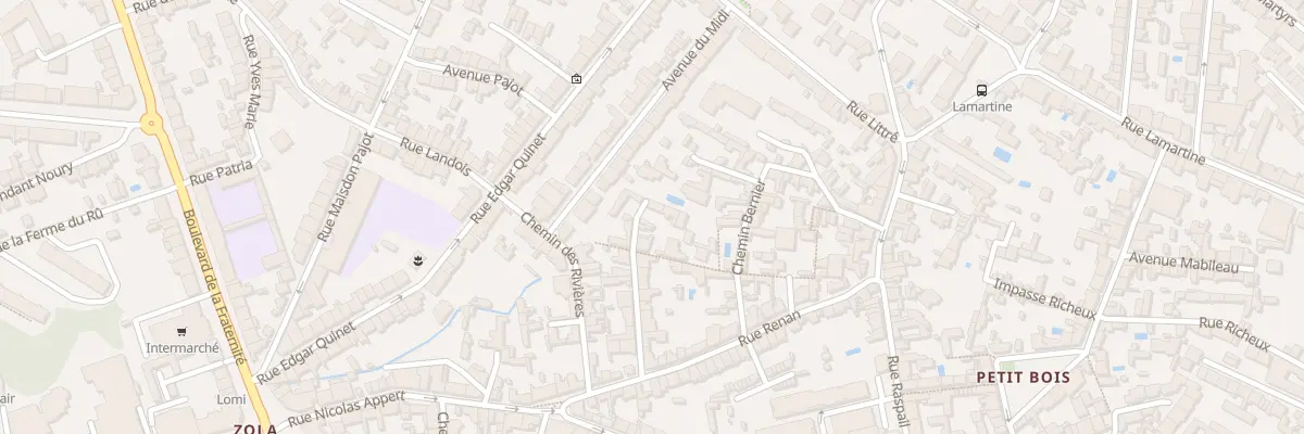 Plan du 14 Che des Propriétaires à Nantes