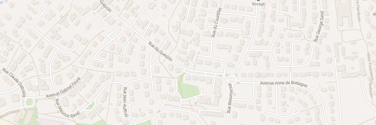 Plan du 2 Rue Duguesclin à Thorigné-Fouillard