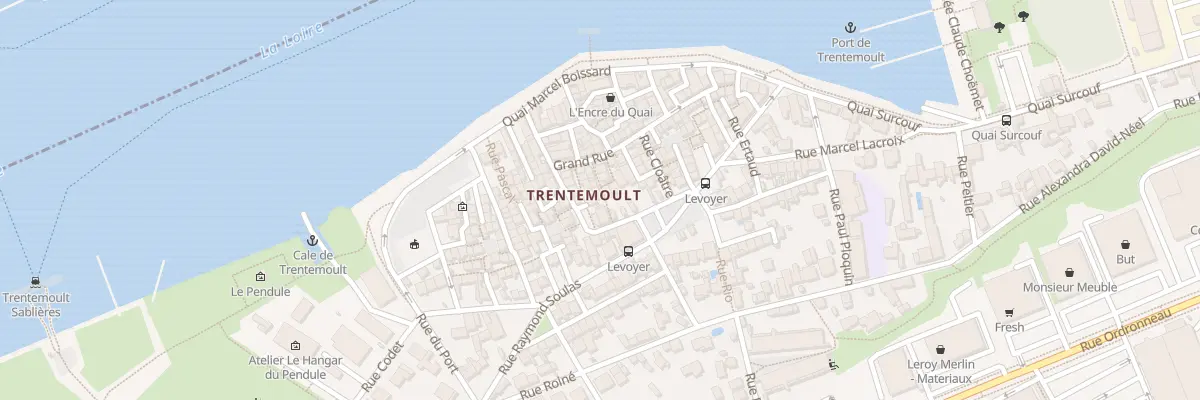 Plan du 1 Rue Henri Briand à Rezé