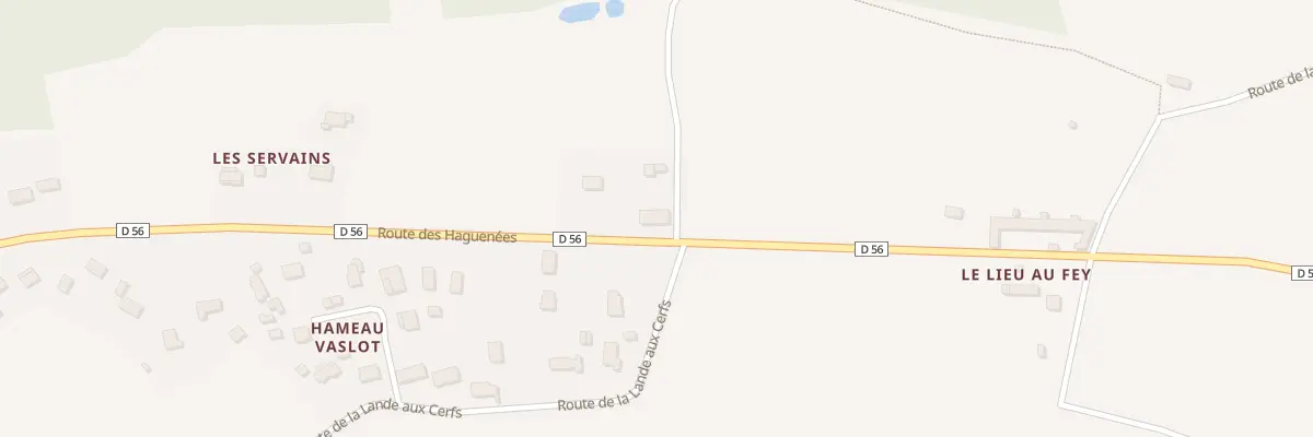 Plan du 63 Rte des Haguenées à Brix
