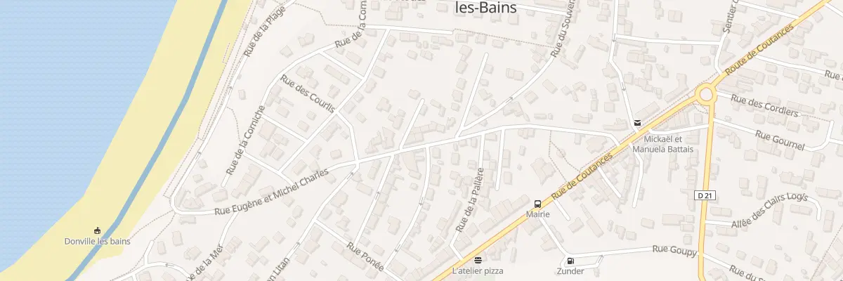 Plan du 14B Rue Eugène et Michel Charles à Donville-les-Bains