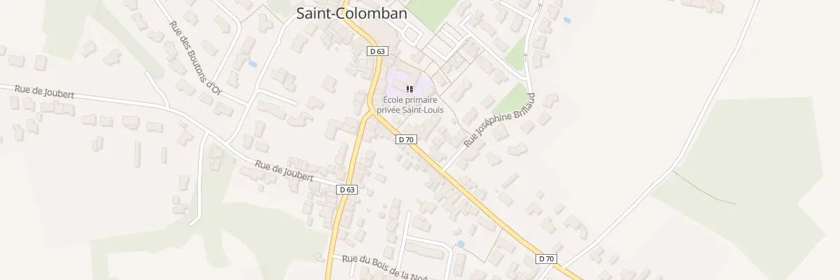 Plan du 7 Rue de la Vendée à Saint-Colomban