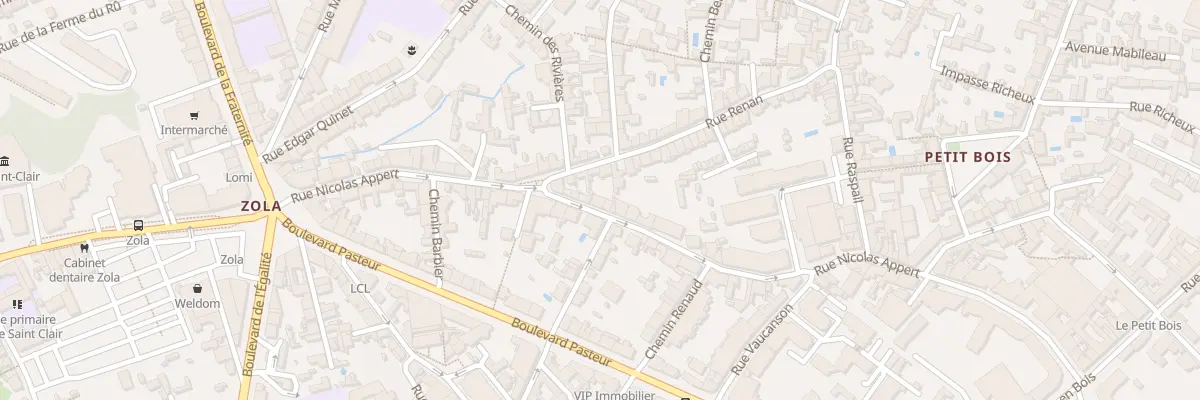 Plan du 74 Rue Nicolas Appert à Nantes