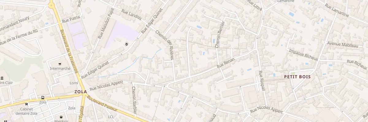 Plan du 1B Che des Propriétaires à Nantes