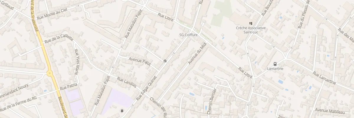 Plan du 21 Rue Edgar Quinet à Nantes