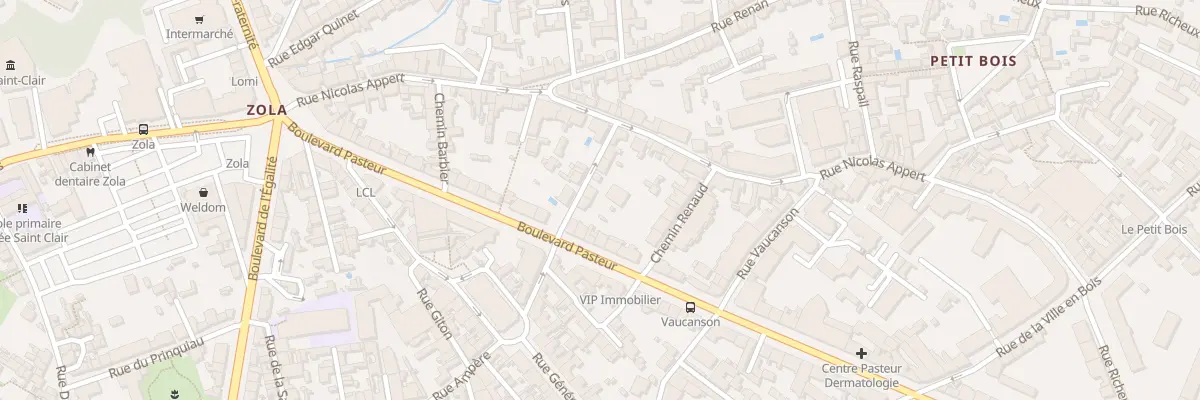Plan du 5 Che Guilbaud à Nantes
