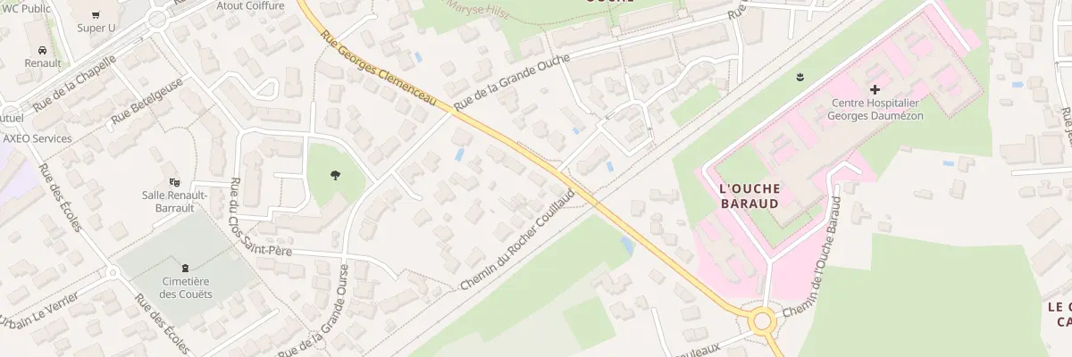 Plan du 24 Rue Georges Clémenceau à Bouguenais