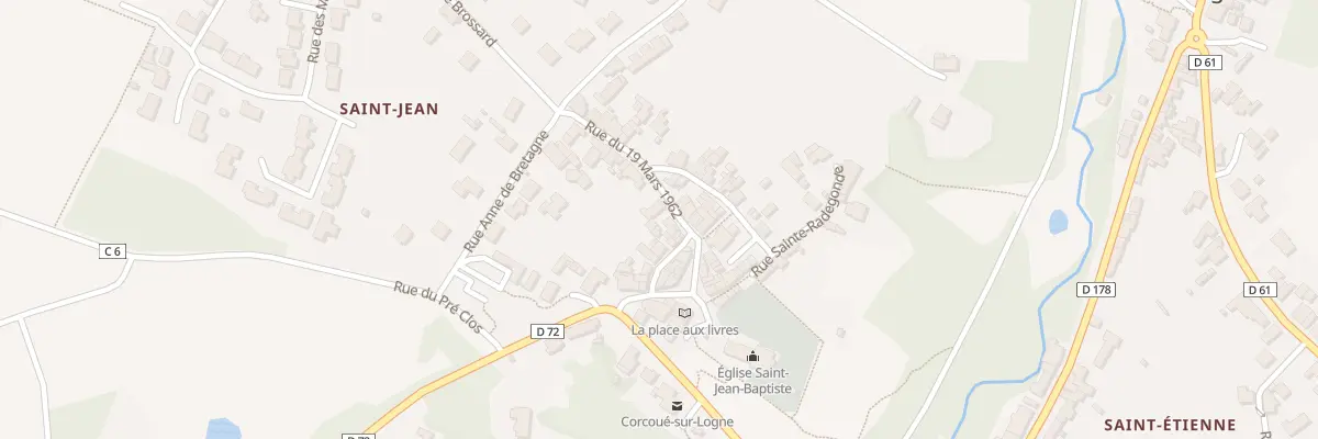 Plan du 3B Rue du Dix Neuf Mars 1962 à Corcoué-sur-Logne
