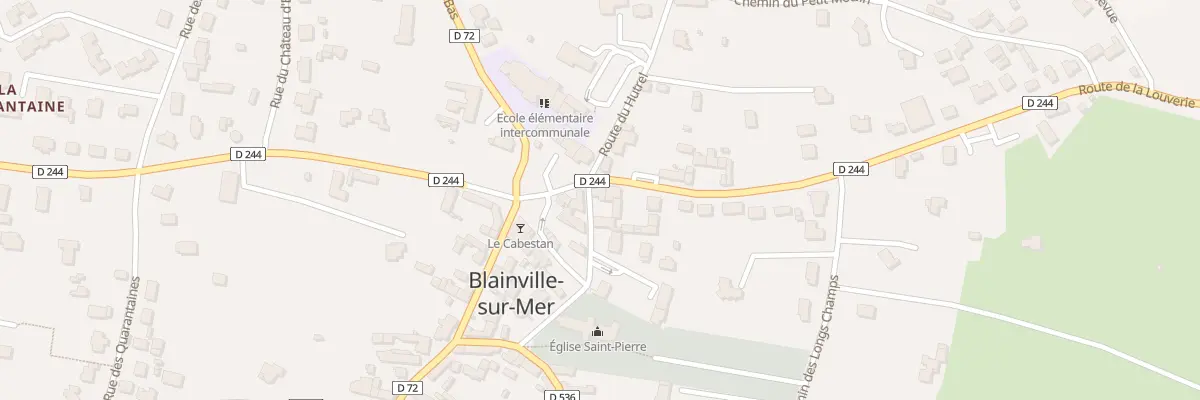 Plan du 16 Rue de l’Eglise à Blainville-sur-Mer