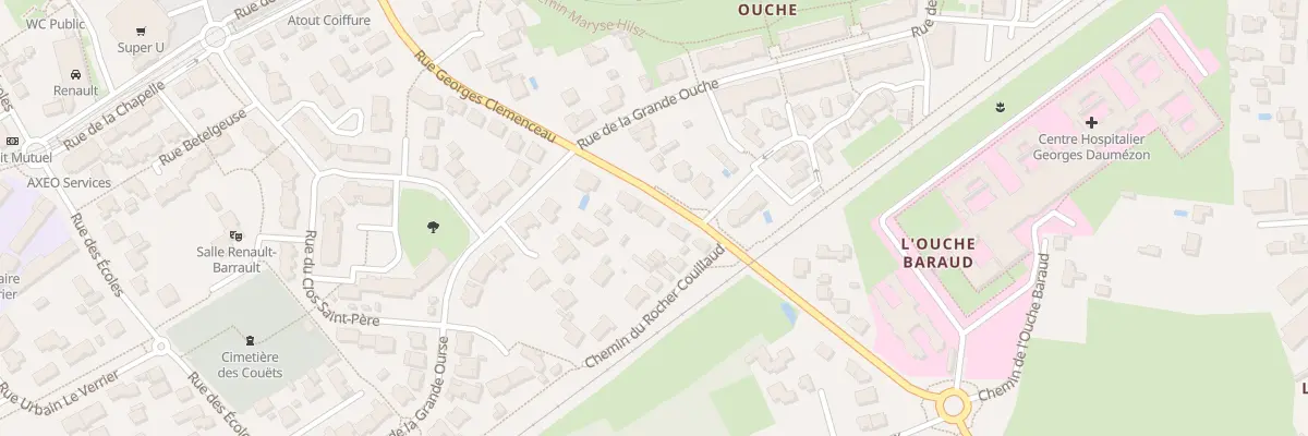 Plan du 22B Rue Georges Clémenceau à Bouguenais