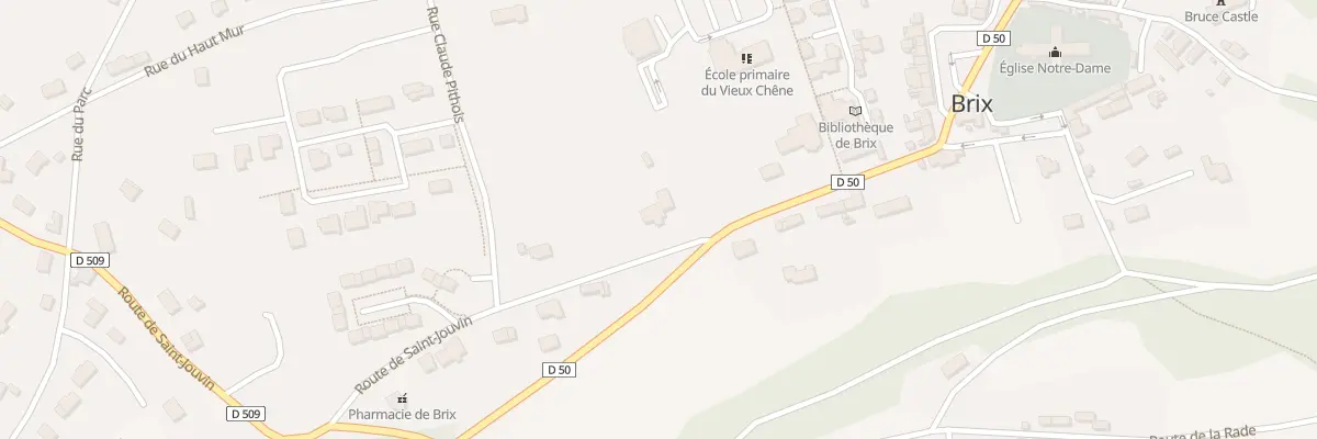 Plan du 2 Rte de St Jouvin à Brix