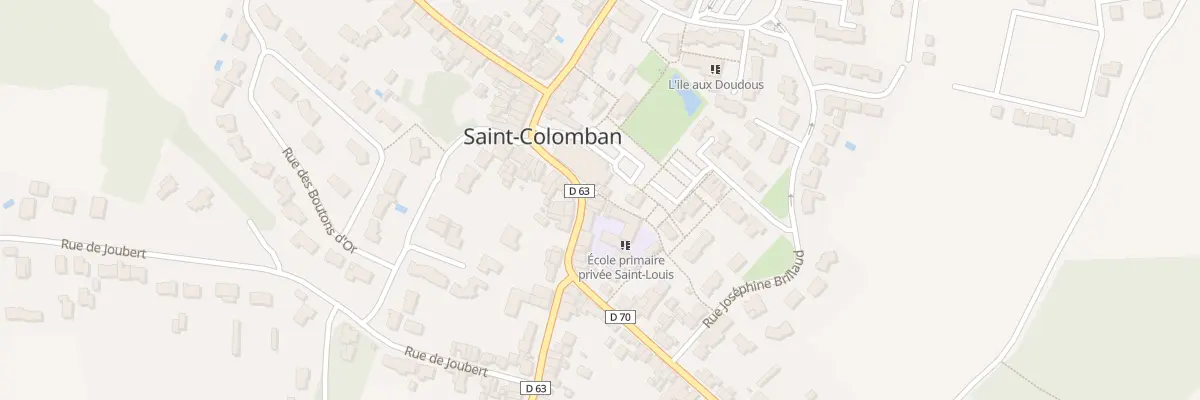 Plan du 1 Rue Alfred Lallié à Saint-Colomban