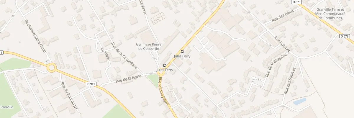 Plan du 309 Rue Jeanne Jugan à Granville