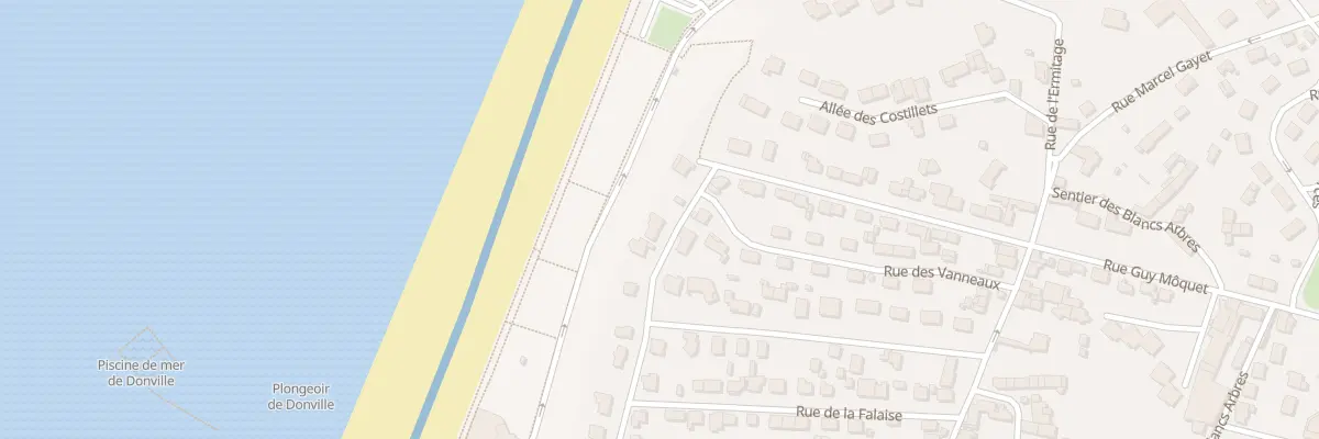 Plan du 33 Rue de la Corniche à Donville-les-Bains
