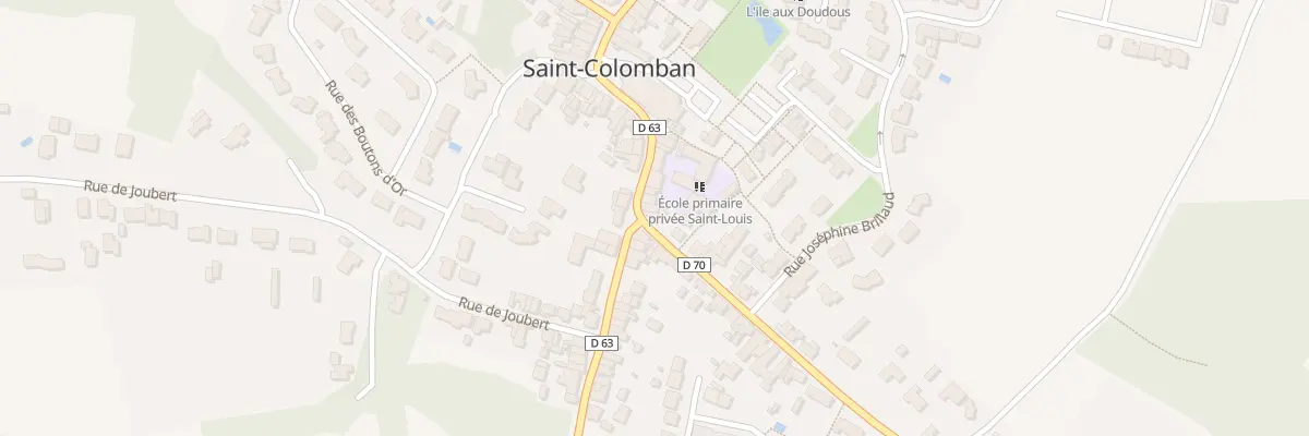 Plan du 1 Rue de la Vendée à Saint-Colomban