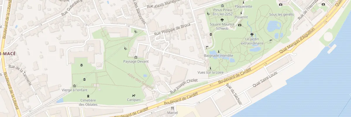 Plan du 17 Rue de la Poignée à Nantes
