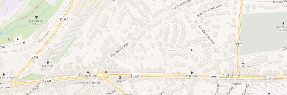 Plan du 26B Rue Jean Jaurès à Granville