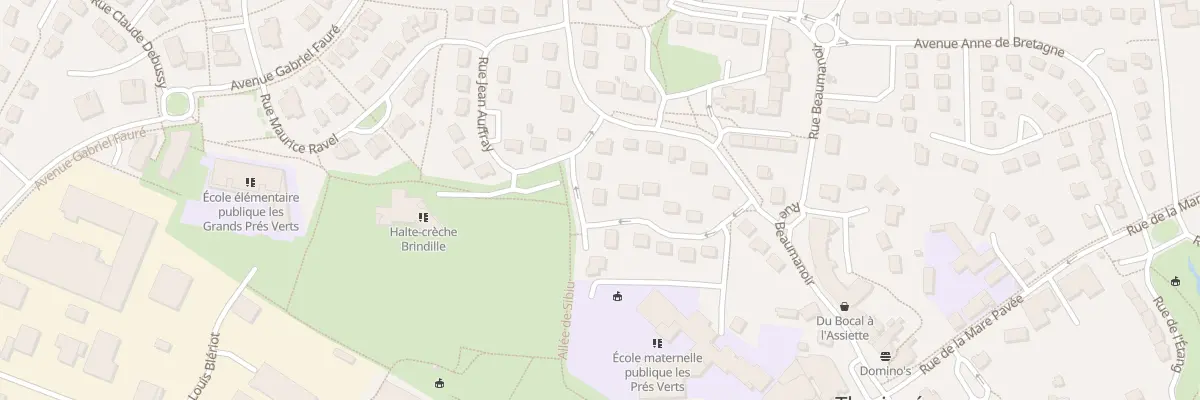 Plan du 10 Rue de la Petite Barre à Thorigné-Fouillard
