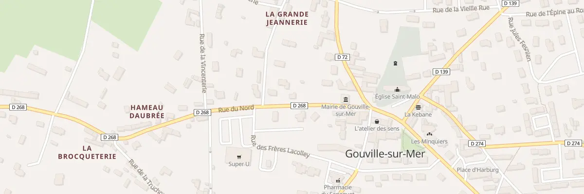 Plan du 12 Rue du Nord-Gouville à Gouville-sur-Mer
