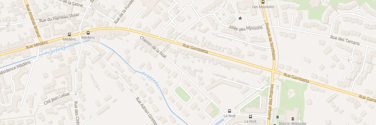 Plan du 22 Rue Gambetta - Tourlaville à Cherbourg-en-Cotentin
