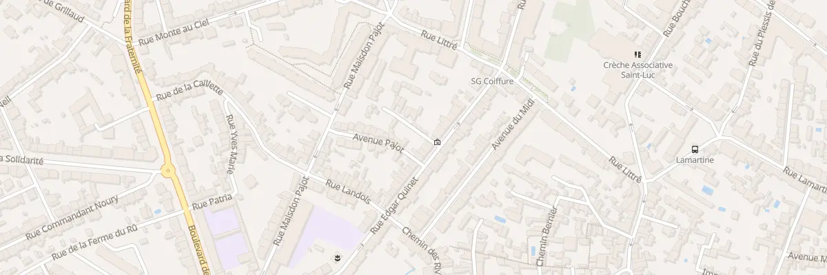 Plan du 18 Rue Edgar Quinet à Nantes
