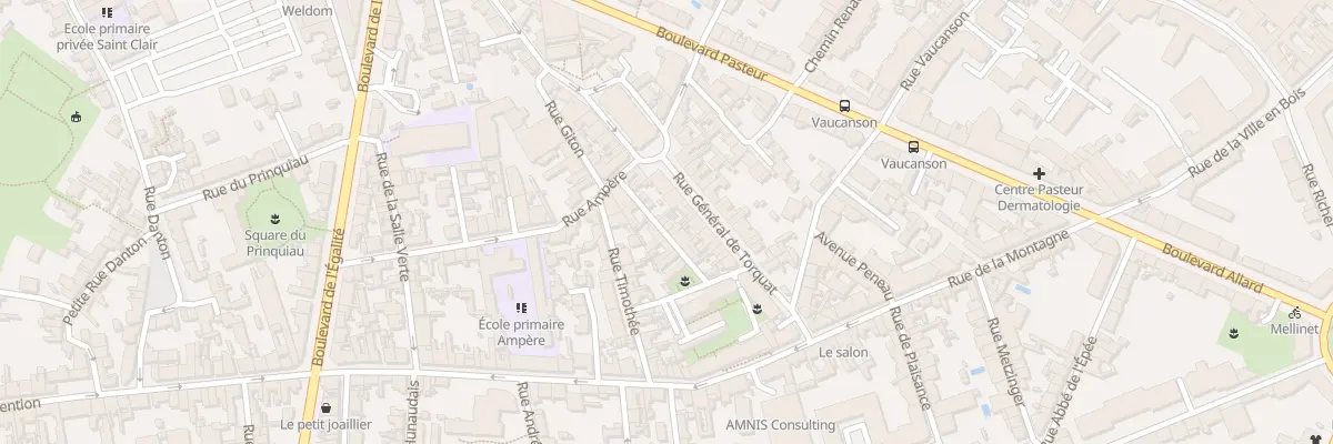 Plan du 15 Petite Avenue Saint Clair à Nantes