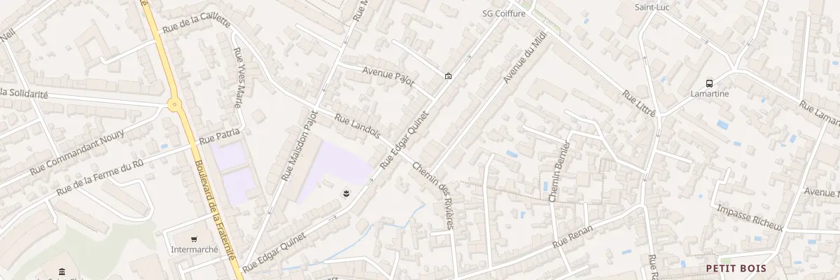 Plan du 43 Rue Edgar Quinet à Nantes
