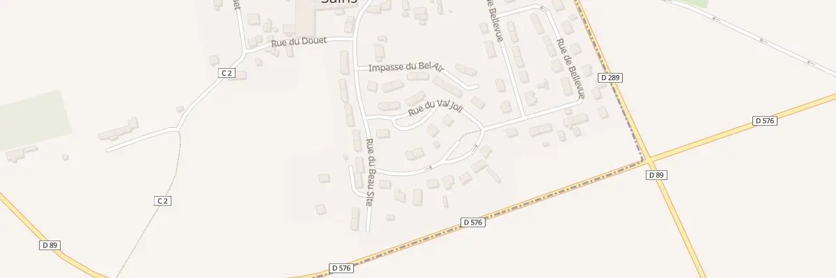 Plan du 5 Rue du Val Joli à Sains