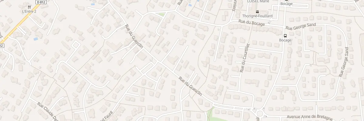 Plan du 12A Rue Duguesclin à Thorigné-Fouillard