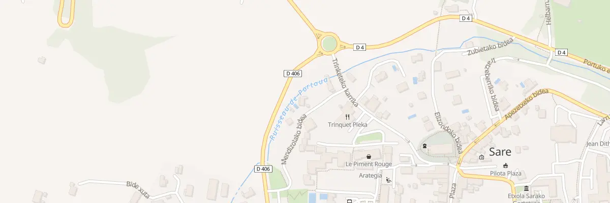Plan du 30 Mendizolako bidea à Sare