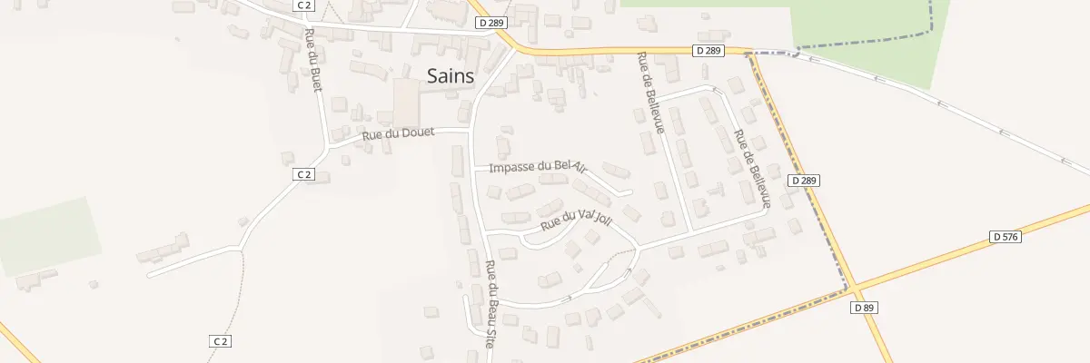 Plan du 3 Imp Bel Air à Sains