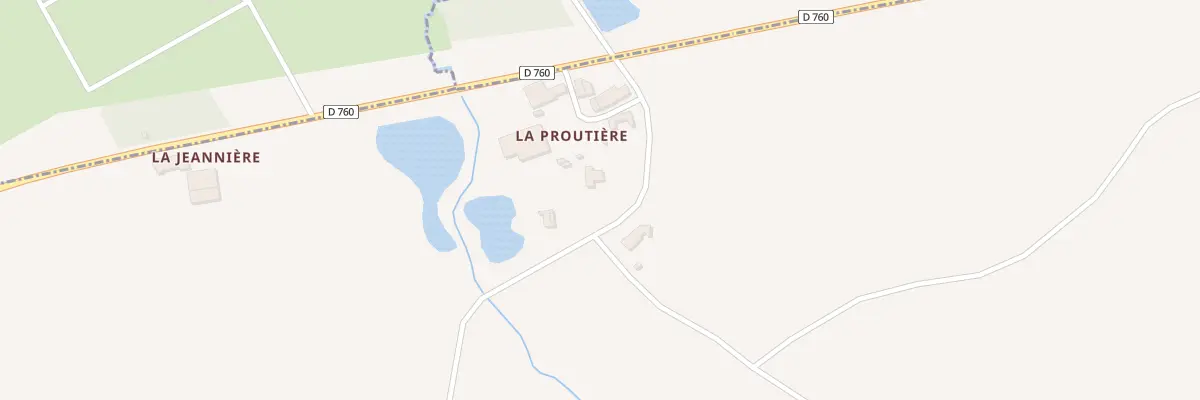 Plan du 1 La Proutière à Sainte-Flaive-des-Loups