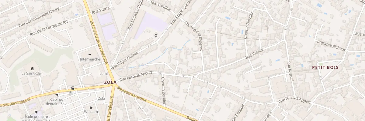 Plan du 82B Rue Nicolas Appert à Nantes