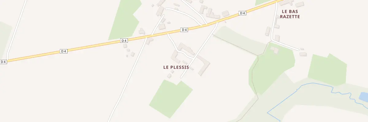 Plan du 5420 Le Plessix à Pleine-Fougères