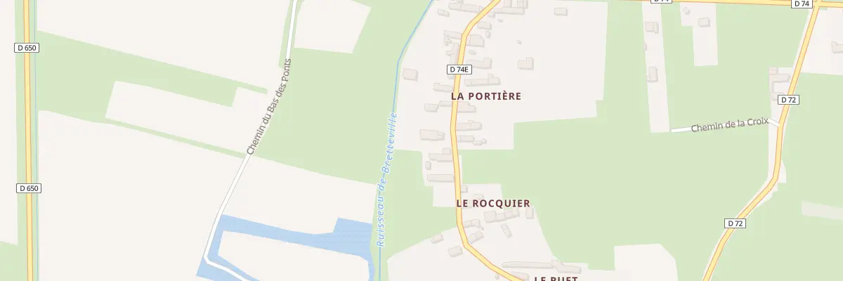 Plan du 19 Rte de la Portiere - Anneville à Gouville-sur-Mer