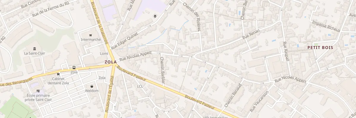 Plan du 59 Rue Nicolas Appert à Nantes
