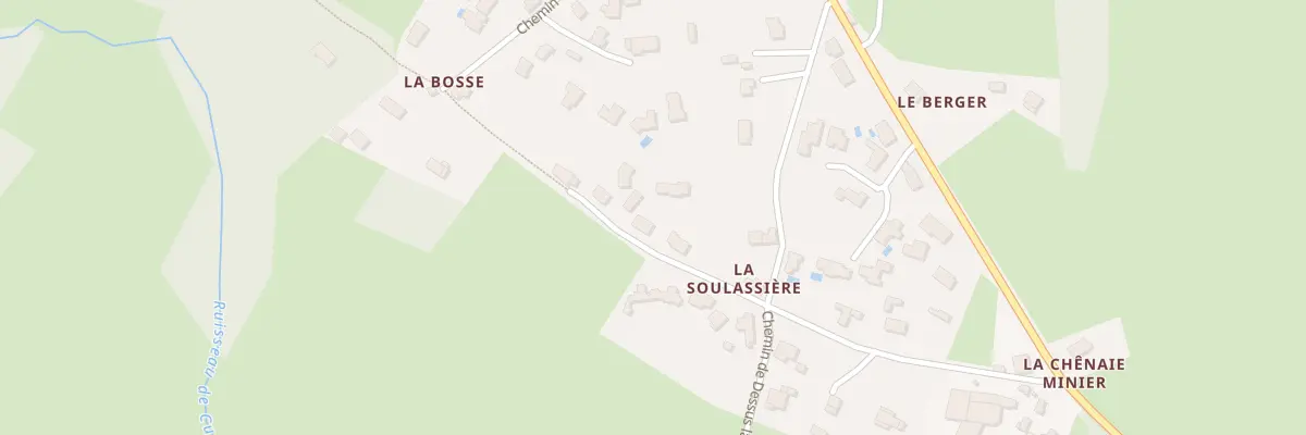Plan du 14 Che de la Soulassière à Grandchamp-des-Fontaines