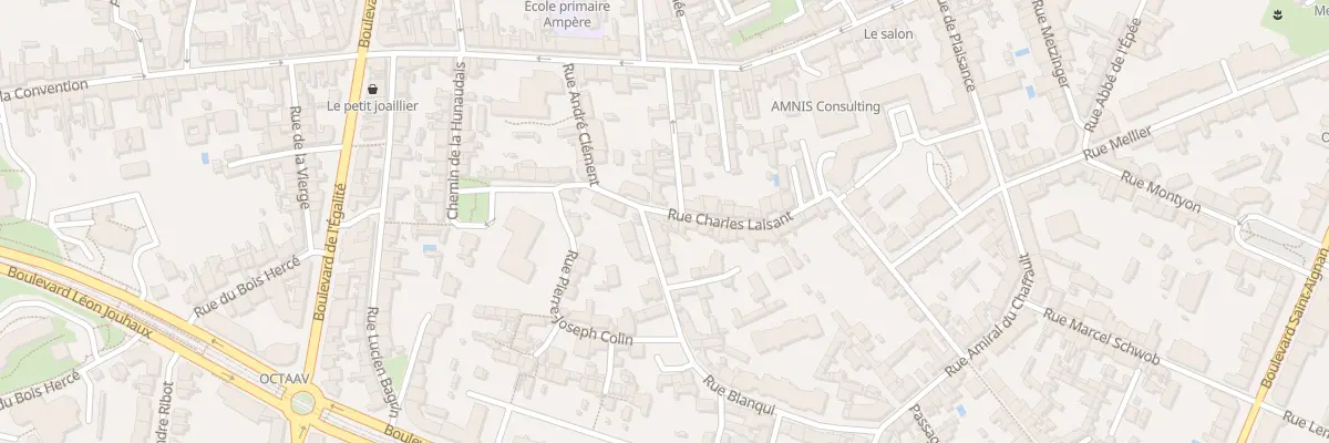 Plan du 17 Rue Charles Laisant à Nantes