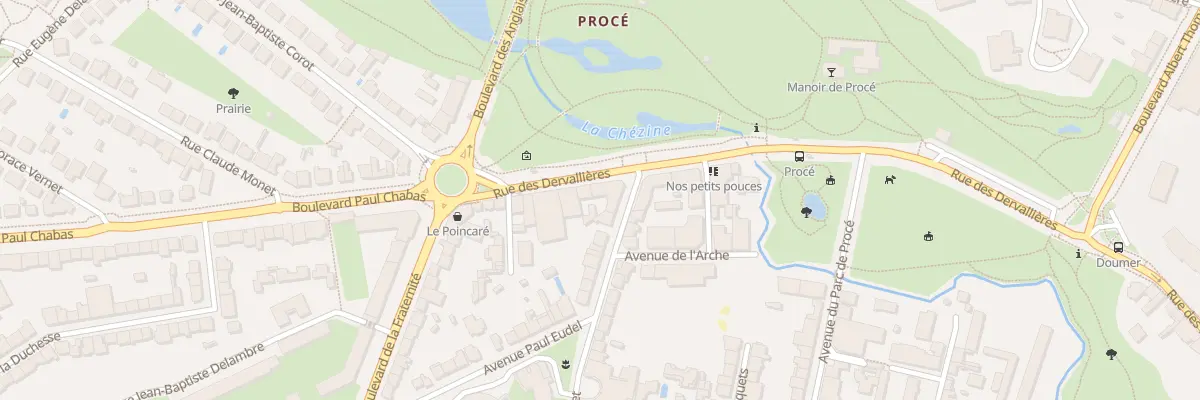 Plan du 45 Rue des Dervallières à Nantes