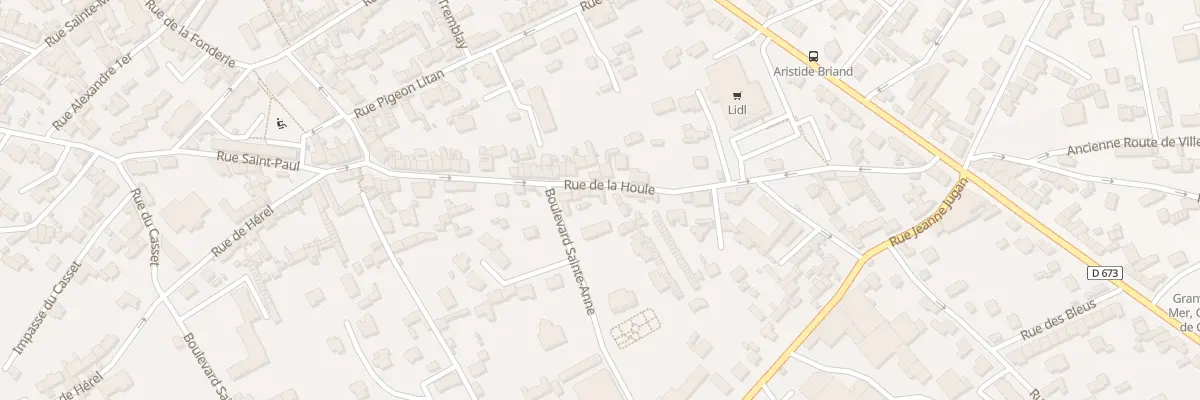 Plan du 36B Rue de la Houle à Granville