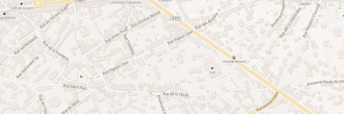 Plan du 24B Rue Pigeon Litan à Granville