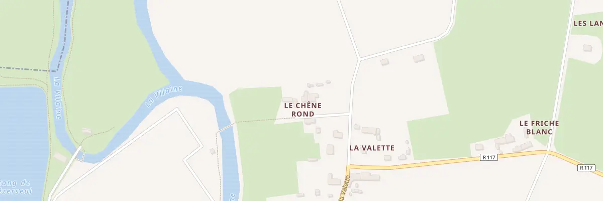 Plan du 2 Le Chêne Rond à Cesson-Sévigné