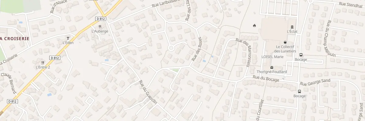Plan du 20 Rue des Roses à Thorigné-Fouillard