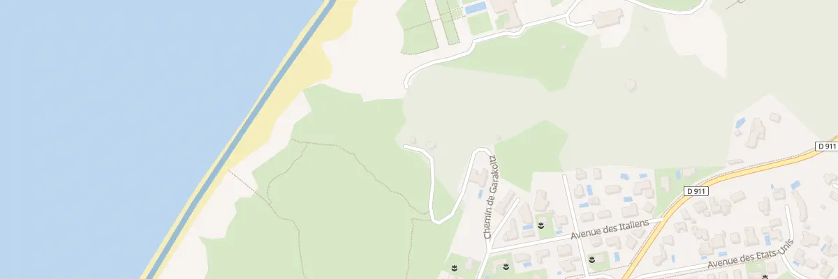 Plan du 5 Che de Garakoitz à Bidart