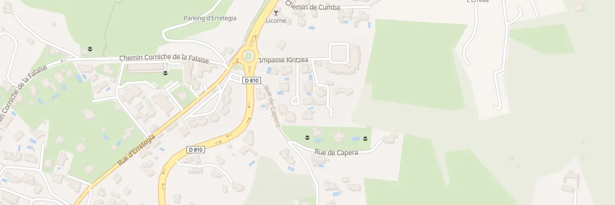 Plan du 6909 Rue de Capera à Bidart