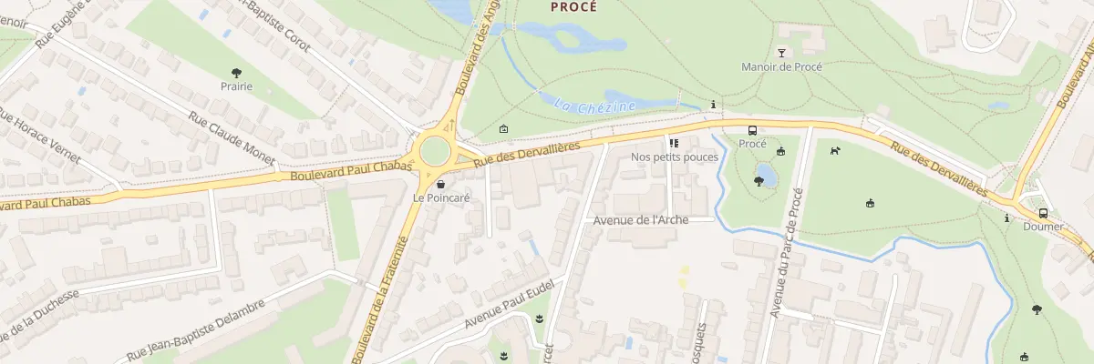 Plan du 51 Rue des Dervallières à Nantes