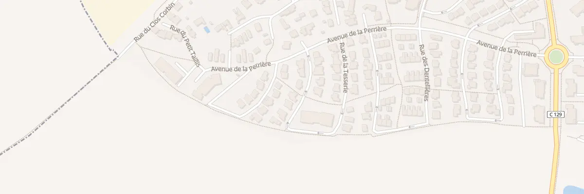 Plan du 23 Rue de la Tesserie à Thorigné-Fouillard