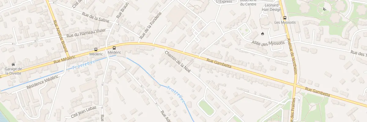 Plan du 6 Rue Gambetta - Tourlaville à Cherbourg-en-Cotentin