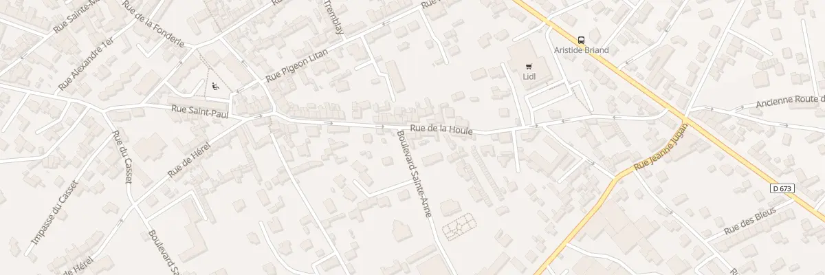 Plan du 32 Rue de la Houle à Granville